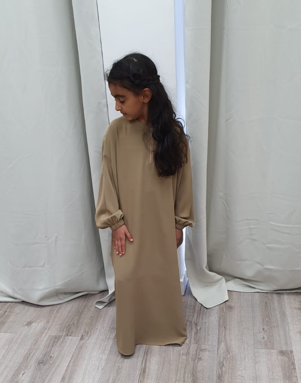  Abaya  papillon  enfant