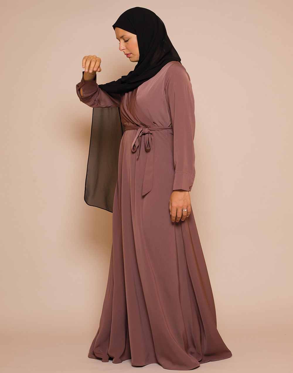 abaya cache coeur
